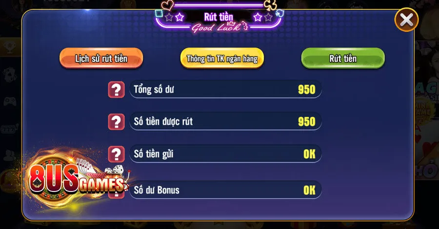 8US 🎖️ Link Tải Game 8US Cho IOS/Android Mới Nhất 2025 451 Hướng dẫn thao tác rút tiền tại 8us